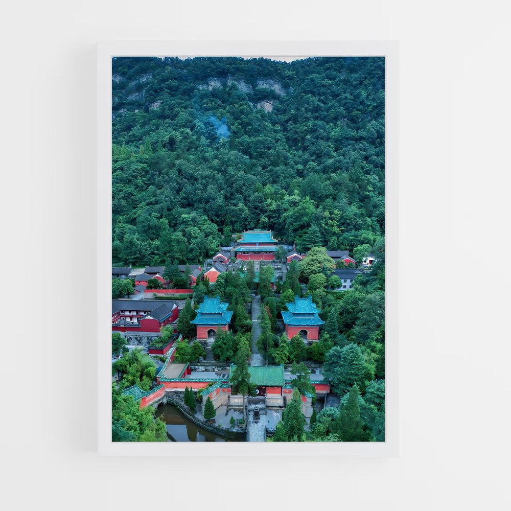 Poster Bouddhas des Montagnes – affiche Kung Fu (vue 3)
